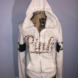 VS Pink zip up hoodie